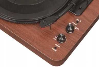 OKAZJA!!! Gramofon z głośnikami Auna TT-Play SE brązowy styl retro