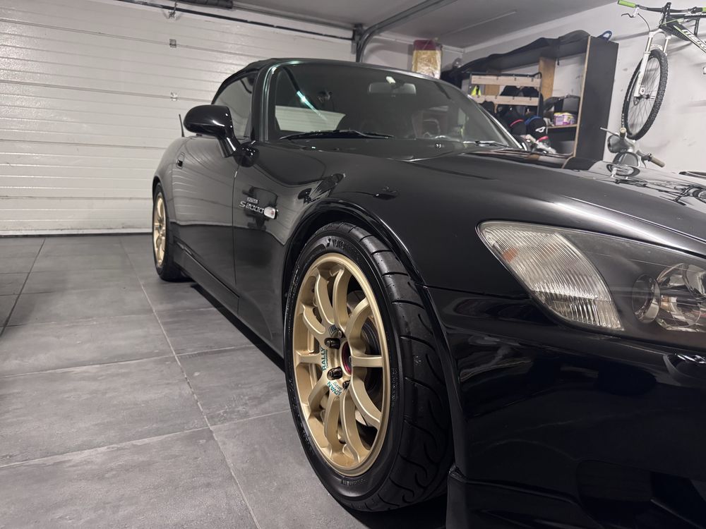 Jantes advan racing com pneus yokohama para honda S2000