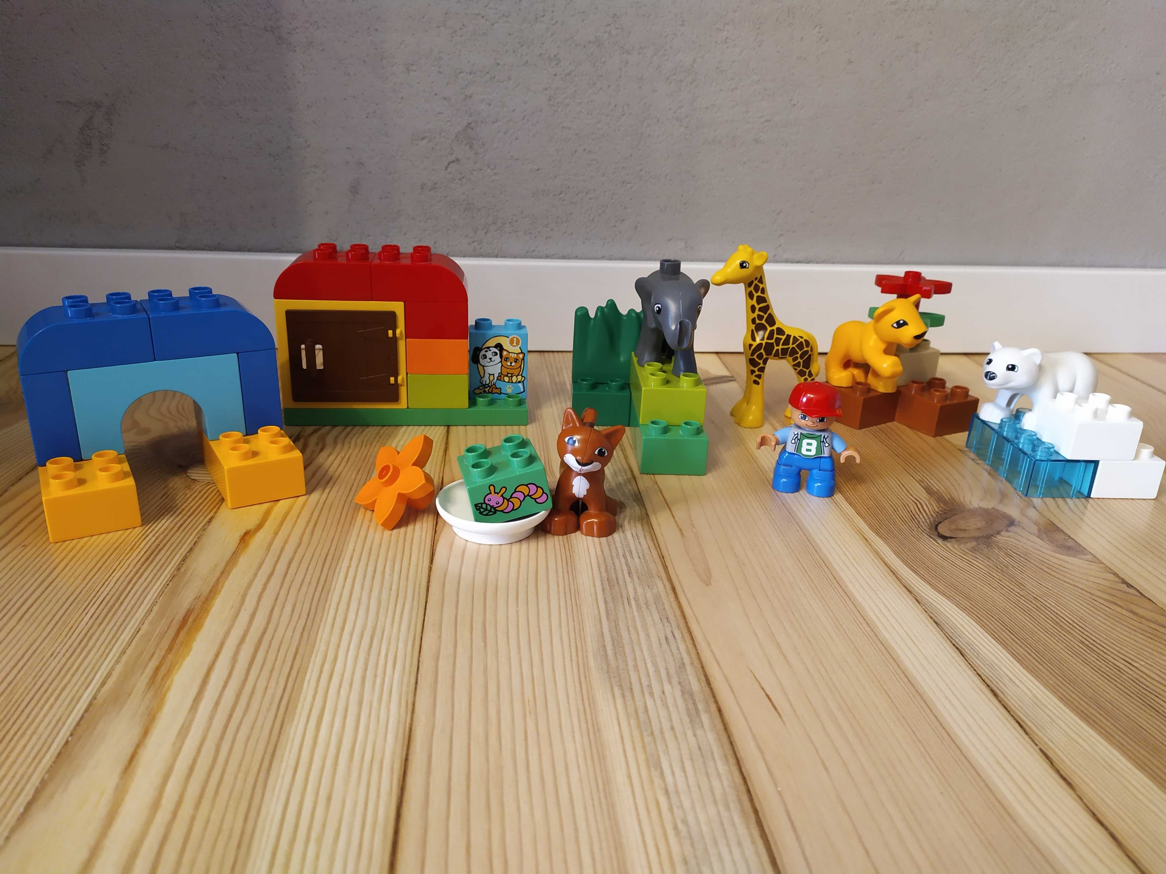 LEGO Duplo małe zoo 4962 i dodatkowe klocki z kotem