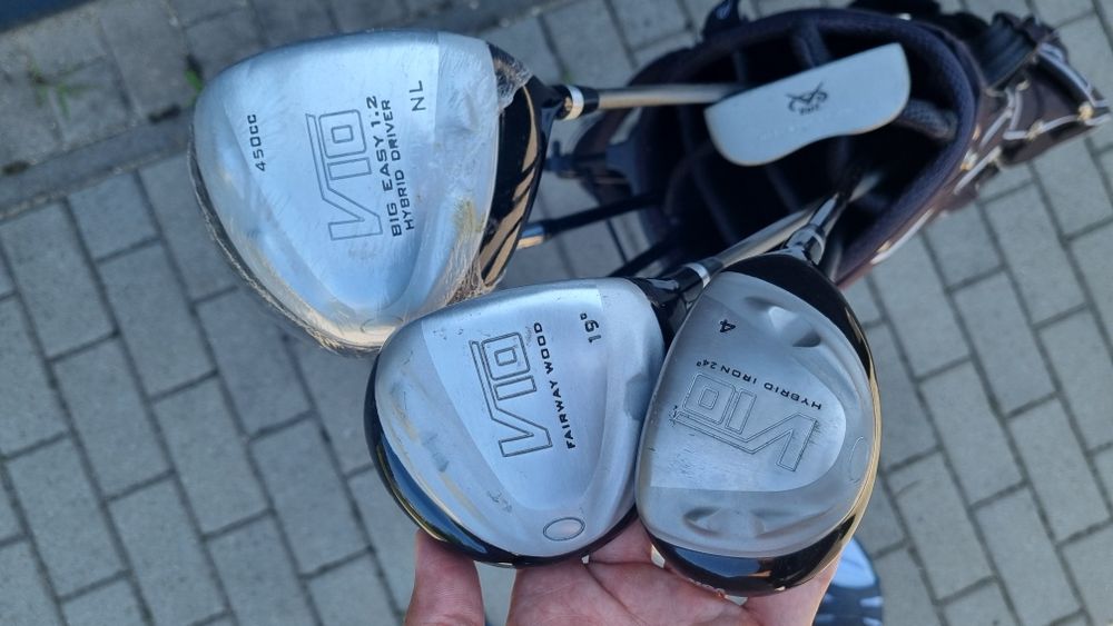 Zestaw kijów golfowych męskich nowy + torba gratis!