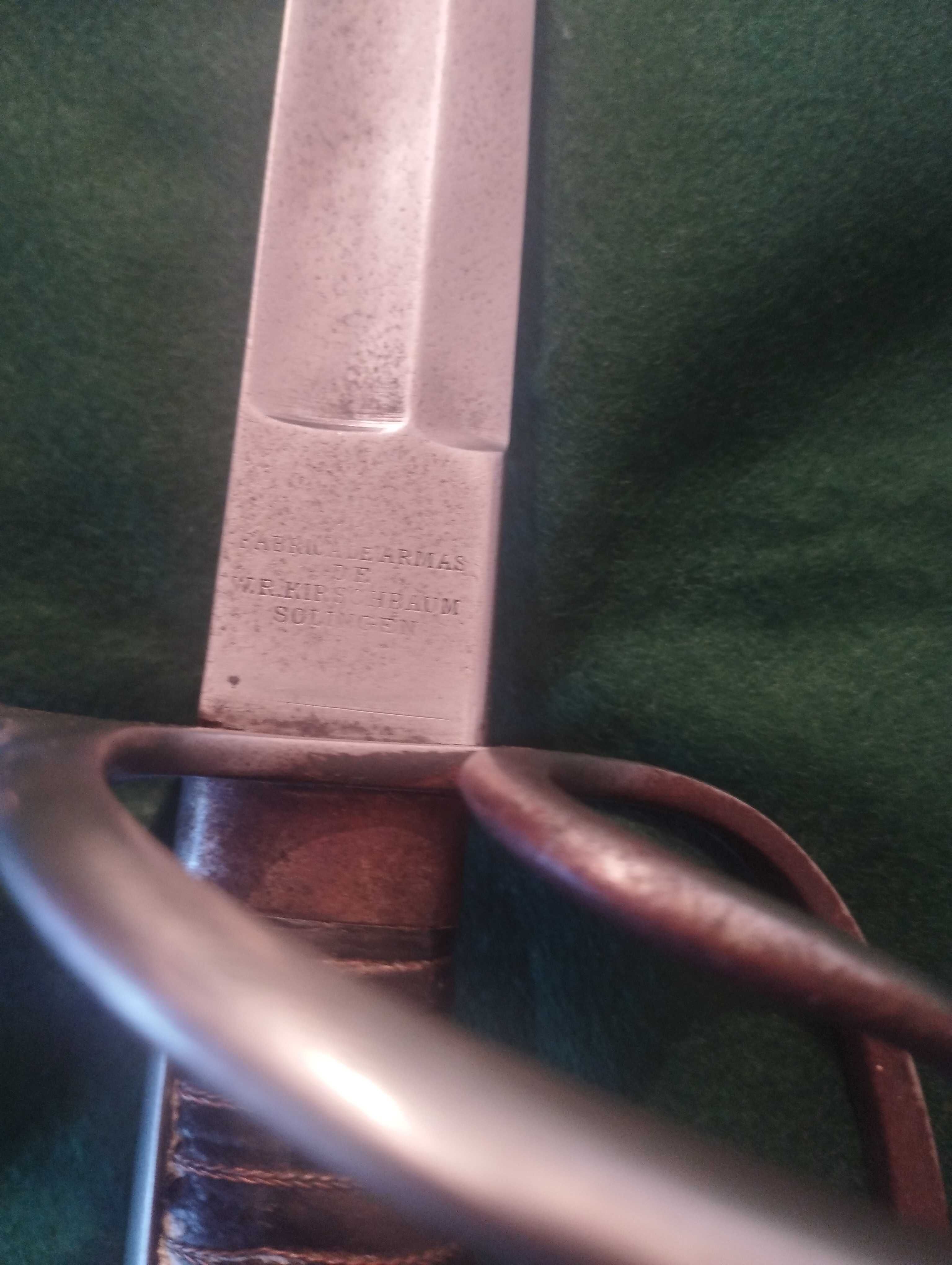 Sabre de Oficial de Cavalaria Modelo 1898 W.R. KIRSHBAUM em Solingen