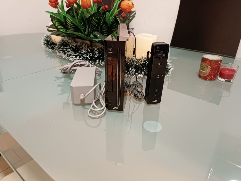 Wii cor preta com comando