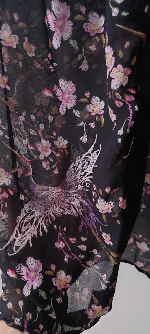 Piękne kimono/szlafrok w orientalne wzory r. M
