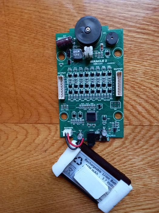 Робоча плата б/в з аккумулятором до поясу Nuga Best,Miracle 2, 700грн.