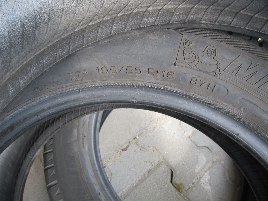 195/55/16 michelin 4szt =280 zl,5,5mm, poznan