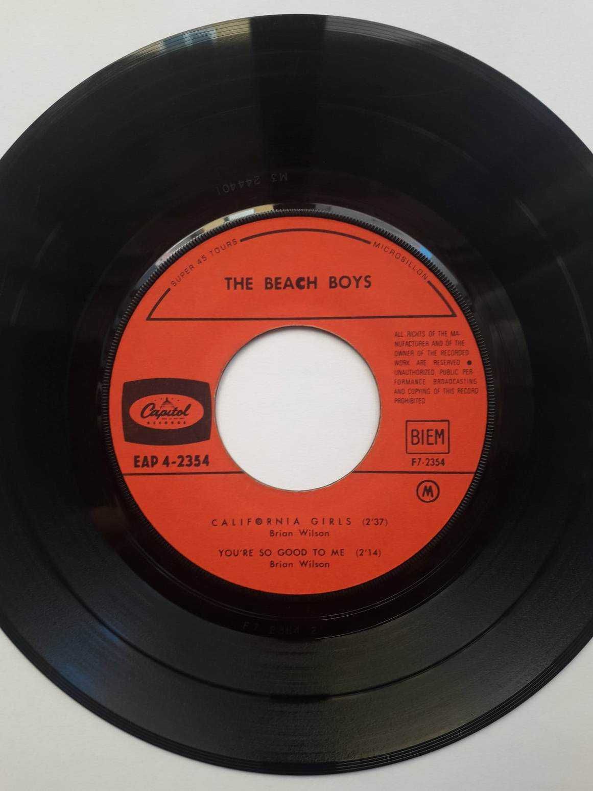 Singles RAROS - "California Girls" + "Four" 4 by The Beach Boys - VG+