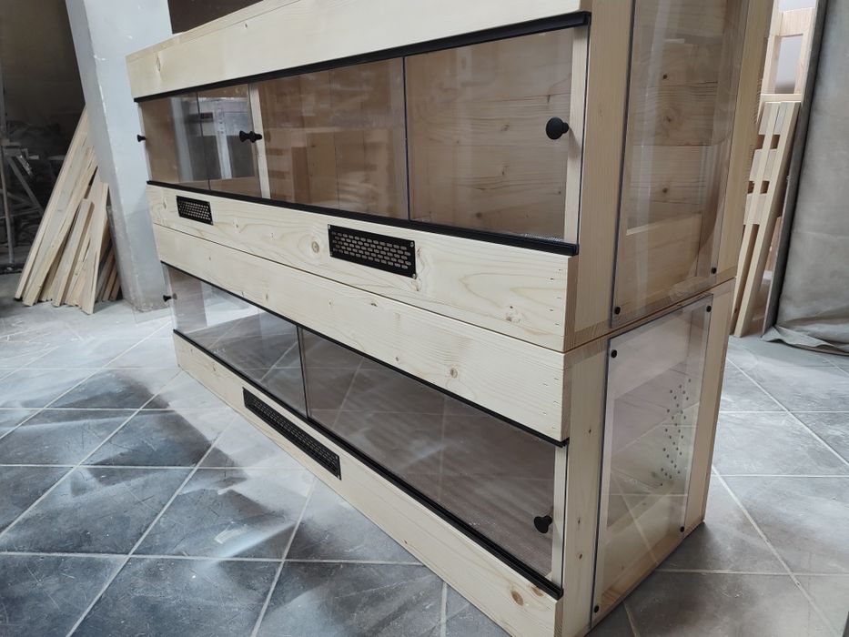 Terrarium drewniane dla agama gekon lamparci wąż