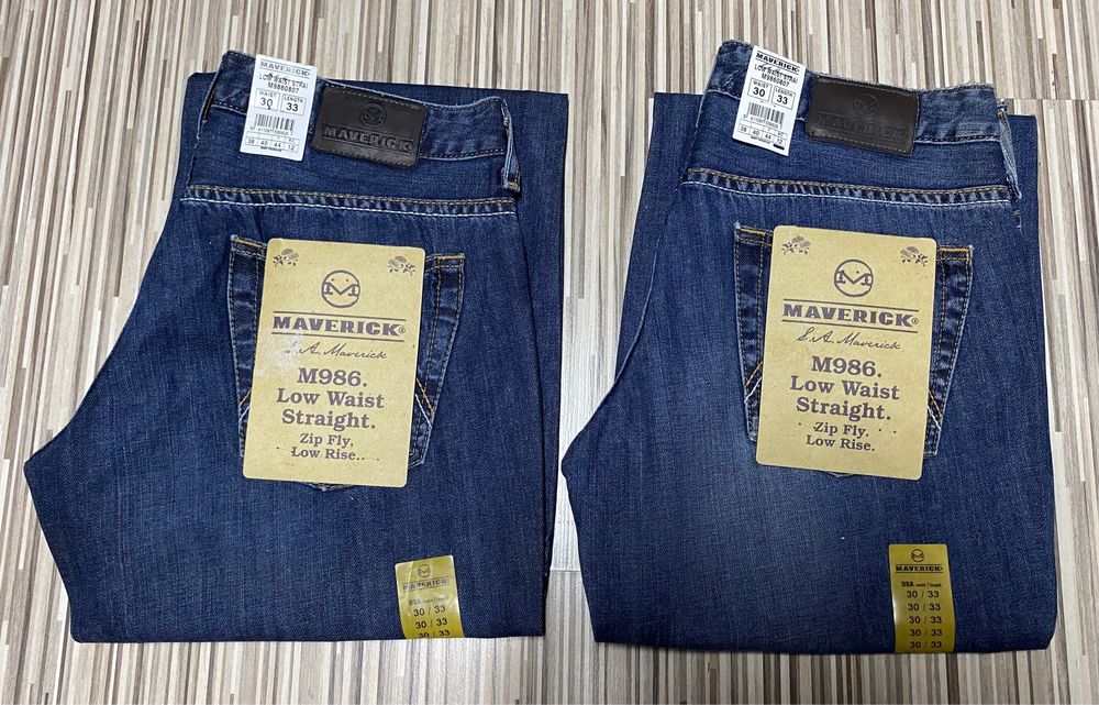 Spodnie damskie jeans szwedy 30/33 pas 74 cm komplet 2 sztuki Lee nowe