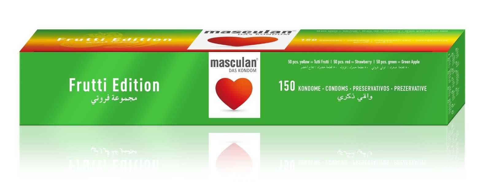 Презервативи Frutti Edition masculan®  Кольорові з аром  150-шт в уп