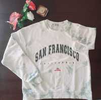 Sweatshirt Bershka oversize estampada San Francisco