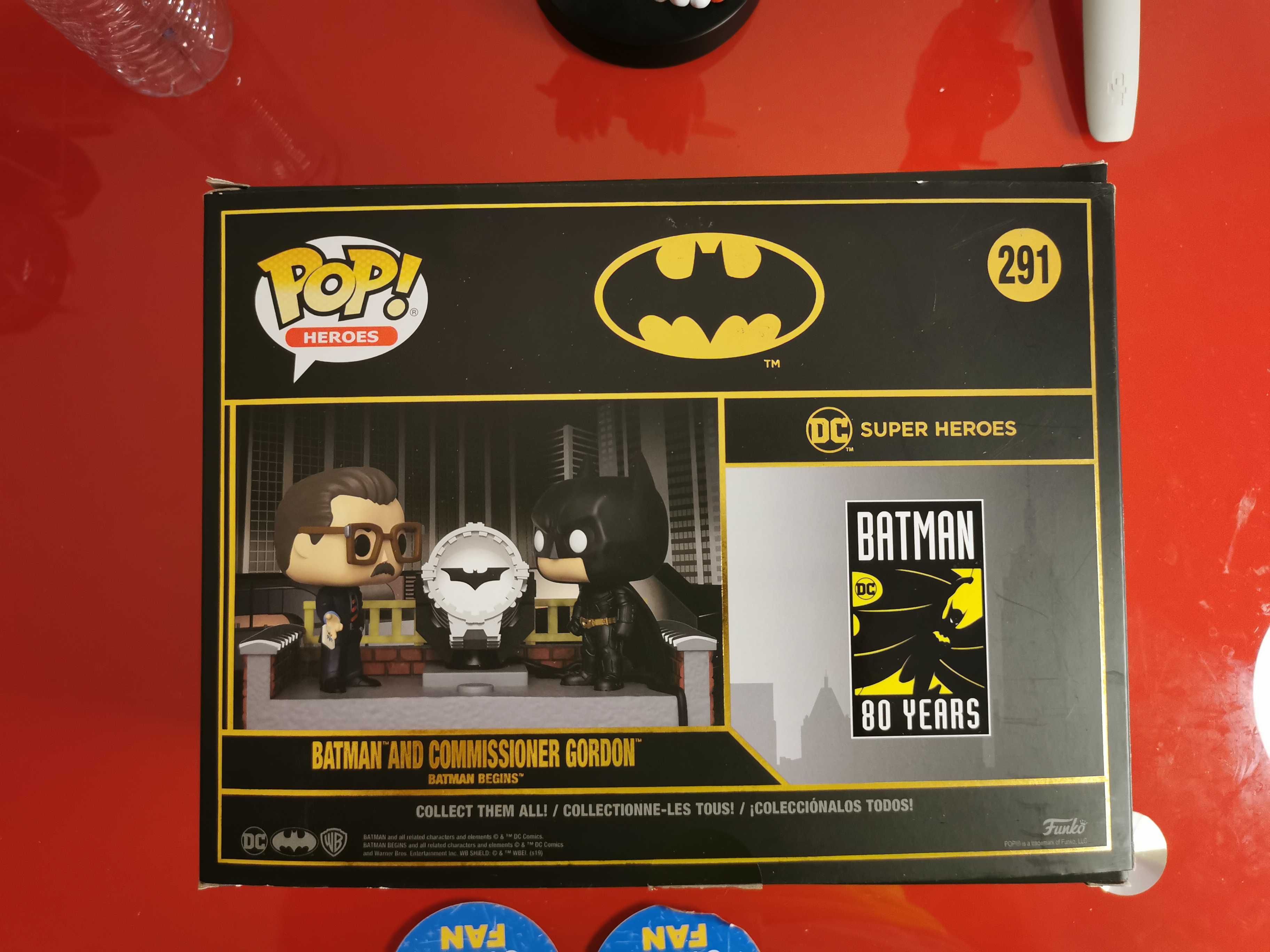 Funko Pop Batman and Comissioner Gordon Movie Moment