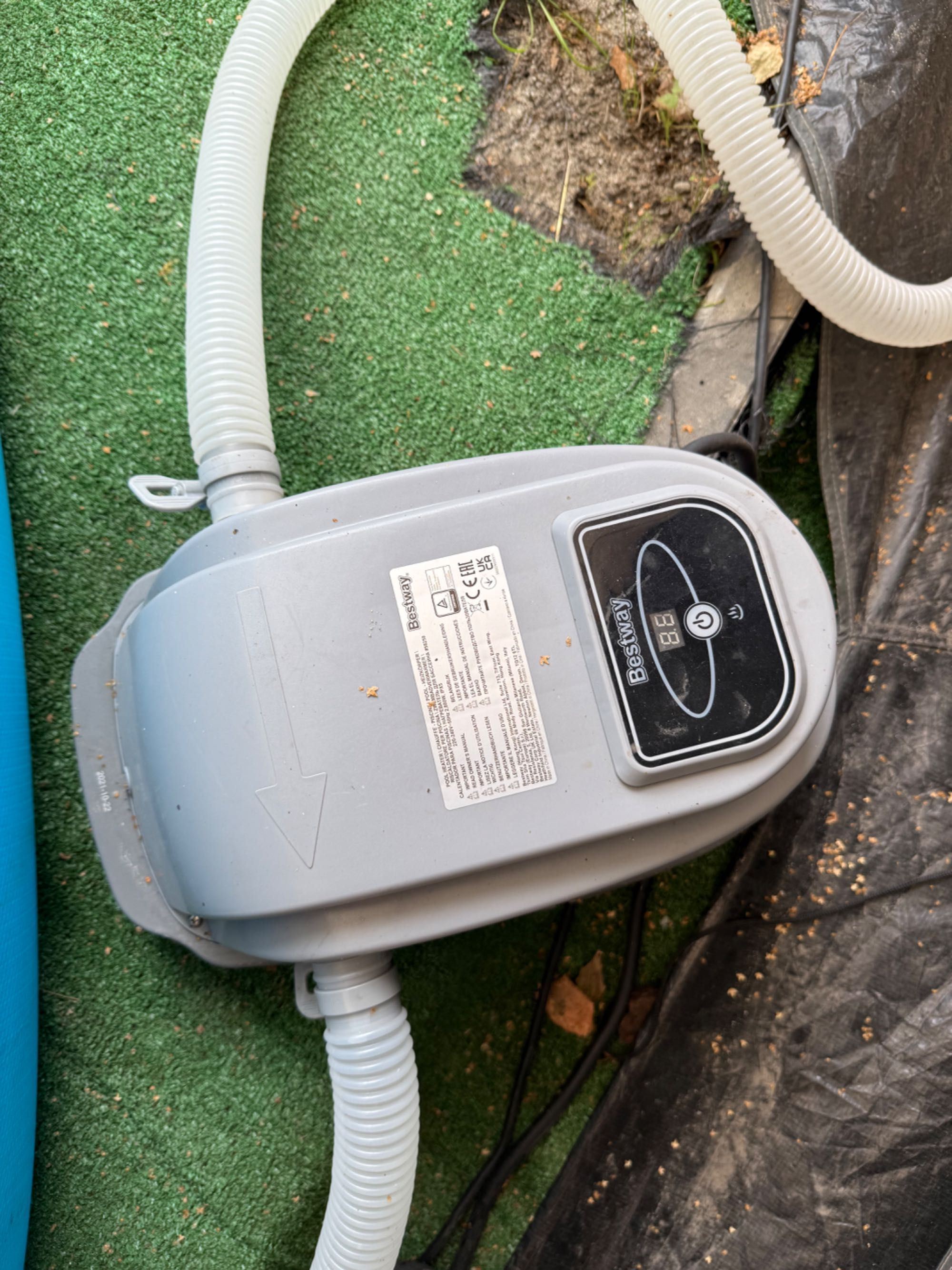Namiot lay-z-spa + basen + podgrzewacz elektryczny bestway+ filtr itp