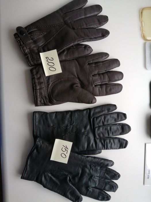 Перчатки кожа б/у