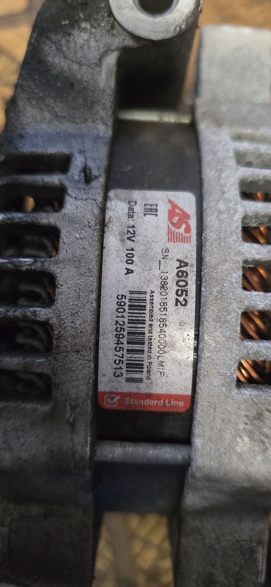 Alternator Toyota Avensis T25 2,0  93kw 100A As A6052