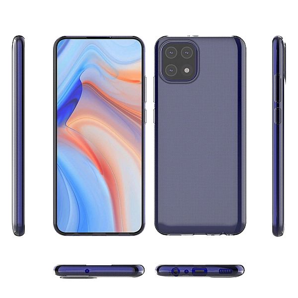 Żelowy pokrowiec etui Ultra Clear 0.5mm Samsung Galaxy A03 przezroczys