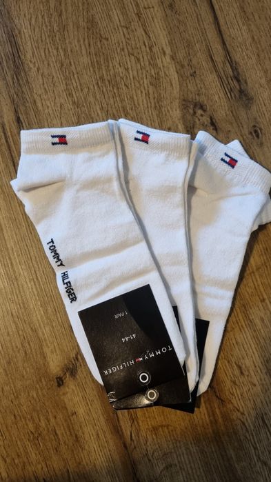 Skarpetki Tommy Hilfiger krótki Unisex r. 41-44 Cena za 3 pary.