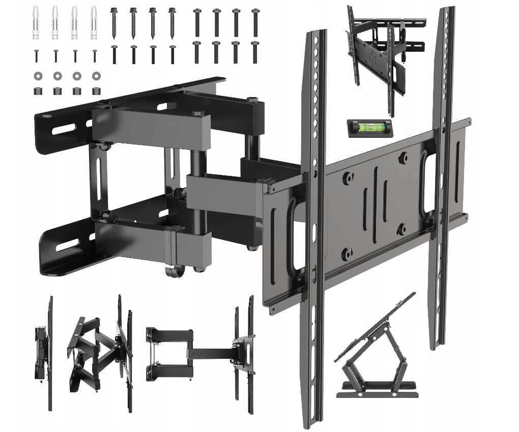 Uniwersalny UCHWYT do TV TELEWIZORA WIESZAK TV 25-70 cali Regulowany