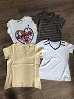 Koszulki bluzki damskie t-shirty zestaw