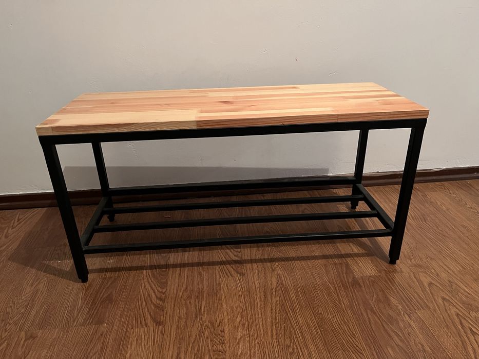 Półka na buty drewniana