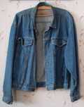 Vintage kurtka jeansowa Anvil klasyczny denim, męska, styl retro