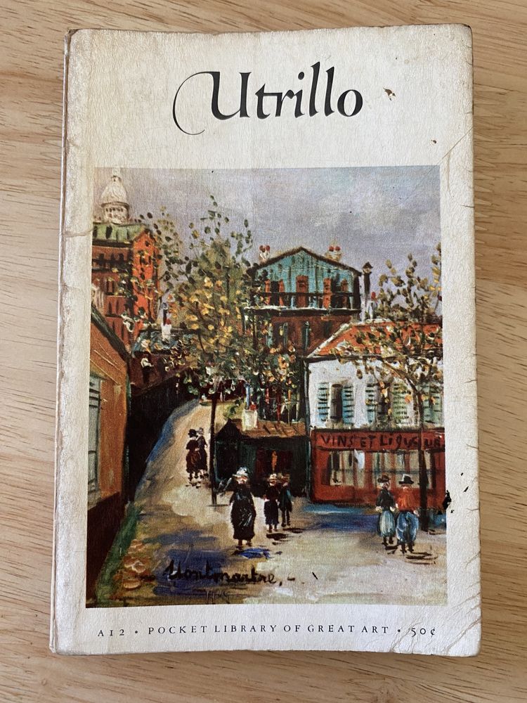 Livro de bolso UTRILLO - pintor francês