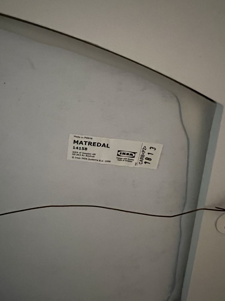 Espelho matredal IKEA 60x90cm com moldura branca