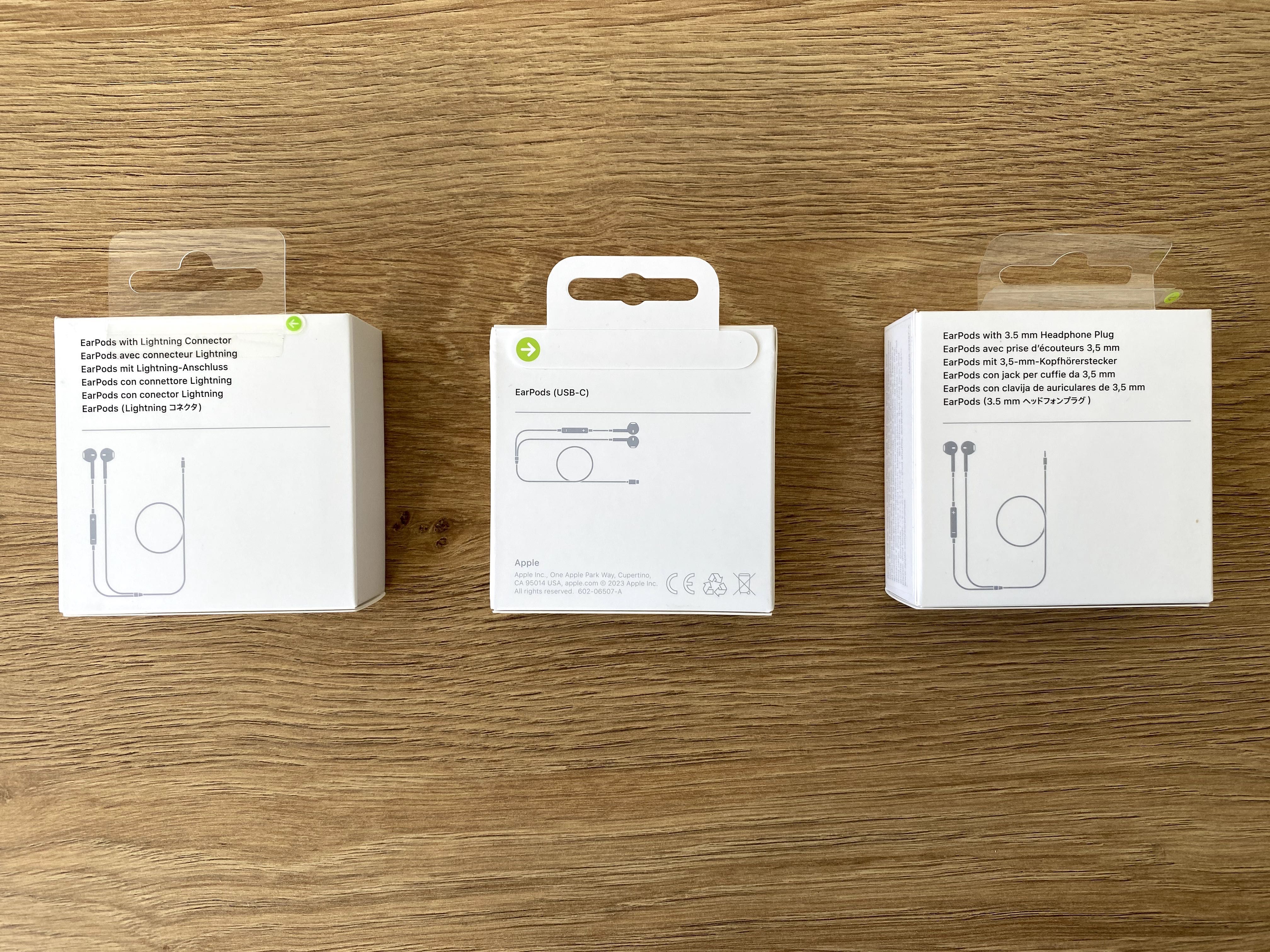 Оригінальні навушники Apple EarPods 3.5 mm Lightning USB-C