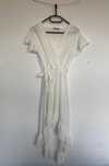 Elegancka biała sukienka maxi Moode Florence Made in Italy (S/M)