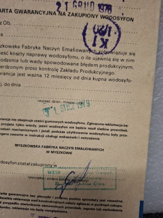 Wodosyfon cylindryczny okrągły instrukcja obsługi prl