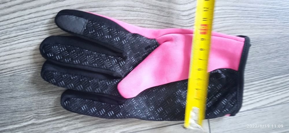 Перчатки спортивные женские прорезиненные для велосипеда