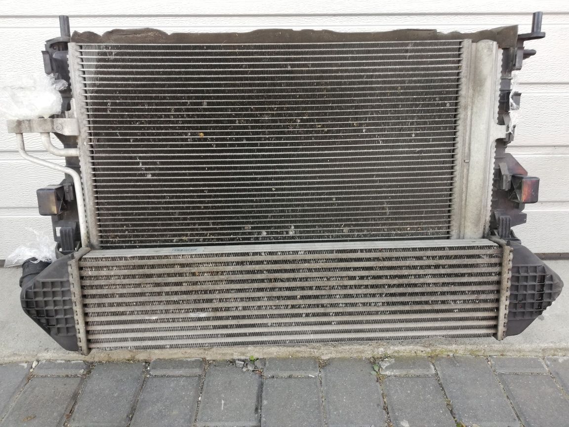 Chłodnice komplet chłodnic wentylator Focus mk3 C-max mk2 2.0 tdci