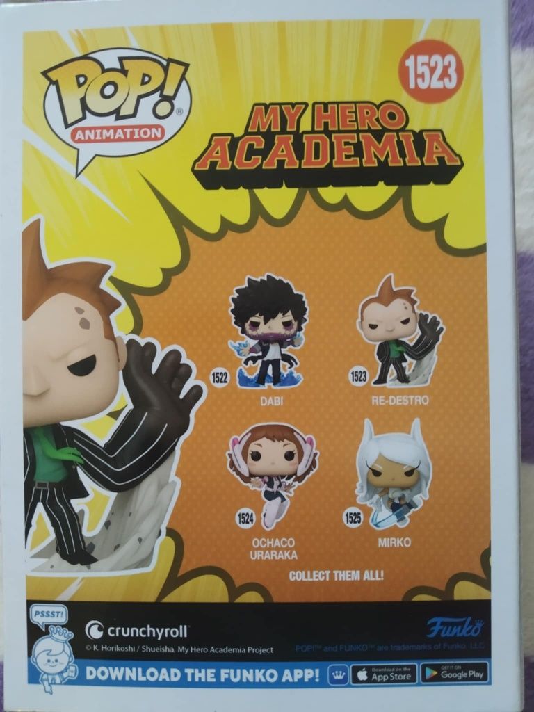 Funko pop! Animation 1523 My Hero Academia Re-Destro
