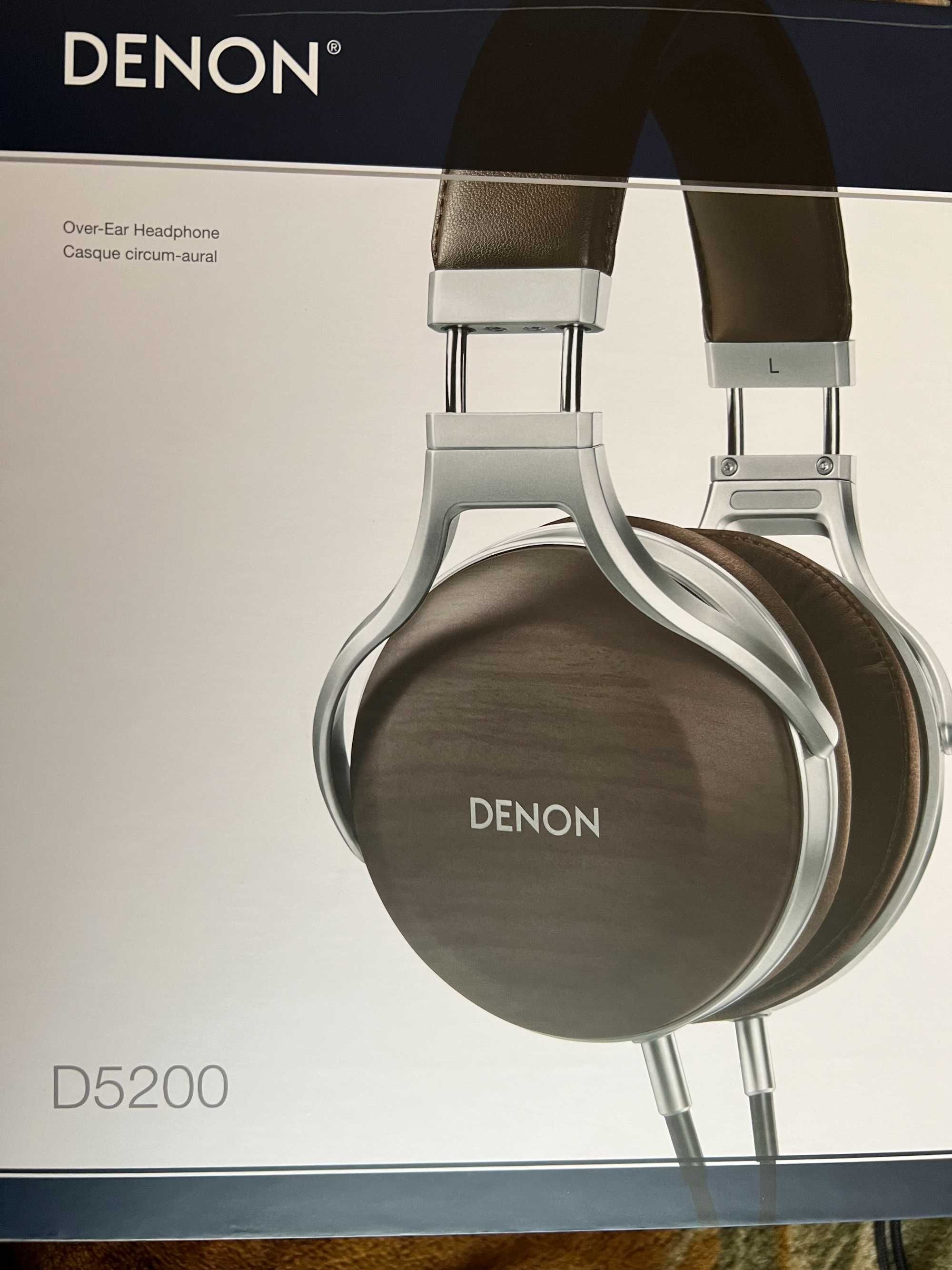 Sprzedam słuchawki Denon AH-D5200, na gwarancji
