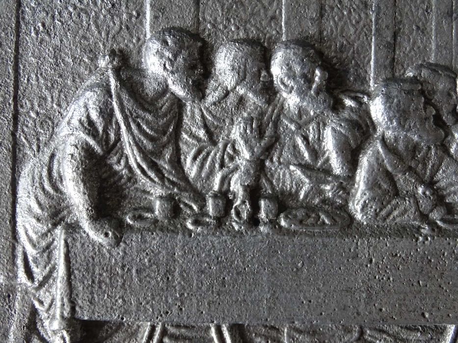 Leonardo da Vinci: Ostatnia wieczerza metalowy odlew PRL