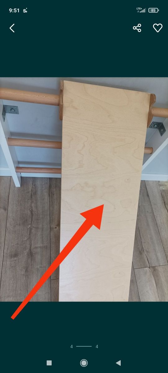 zjeżdżalnia do drabinki gimnastycznej