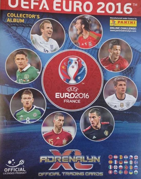 Euro 2016 Panini Cartas