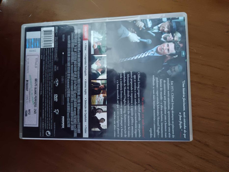 filme dvd original - golpe quase perfeito