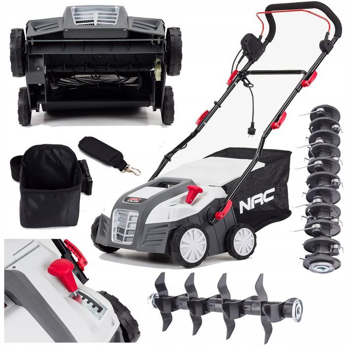 Nac Aerator Elektryczny Areator Wertykulator 3W1 1800W 2 Wałki