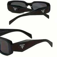 Prada milano okulary przeciwsłoneczne czarne unisex
