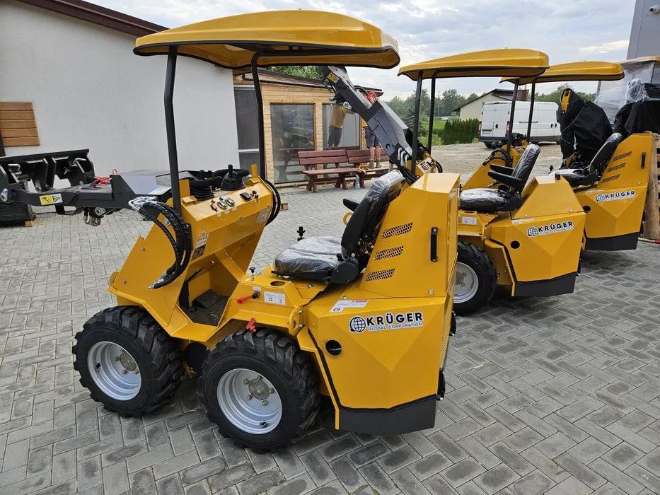 MINI ŁADOWARKA KRÜGER XKL 480Z 950 kg, AŻ 28 funkcji KOOP , B&S