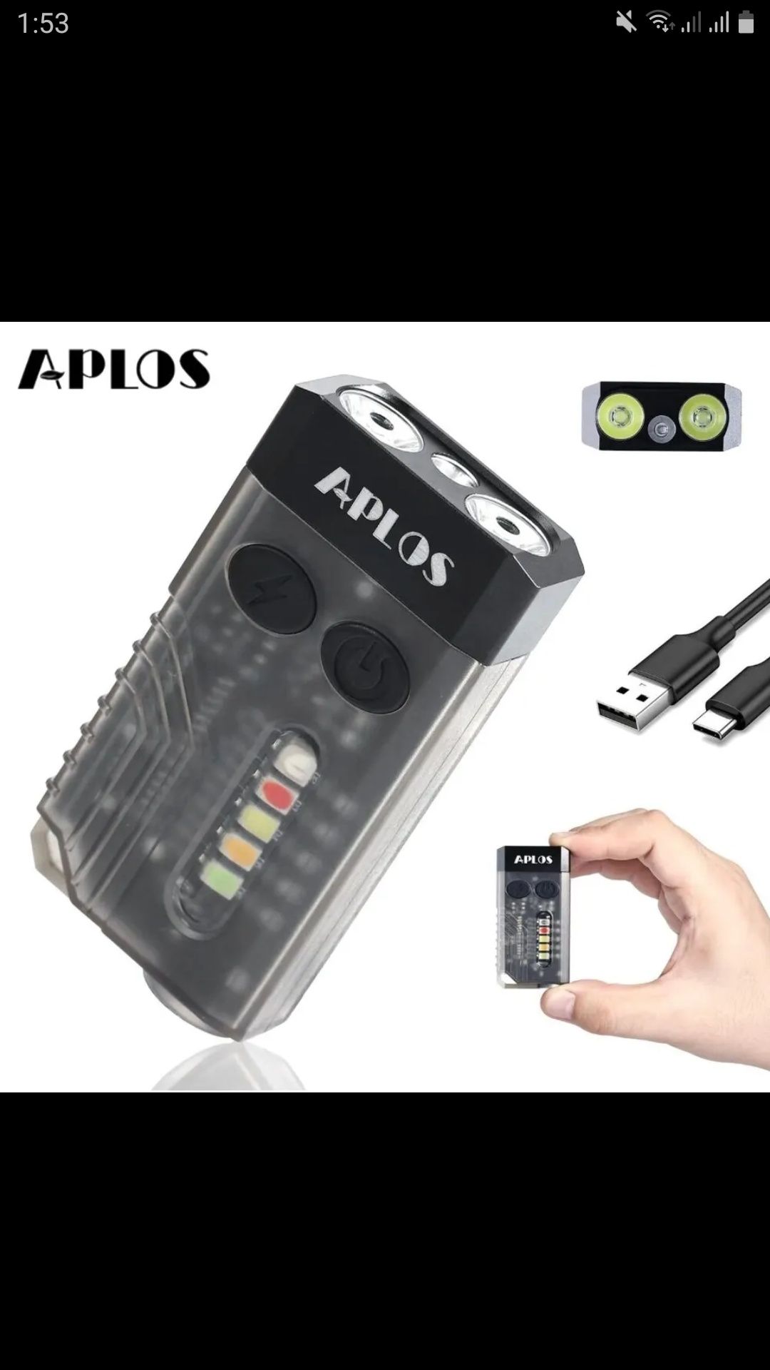 Aplos L02 EDC наключный фонарик