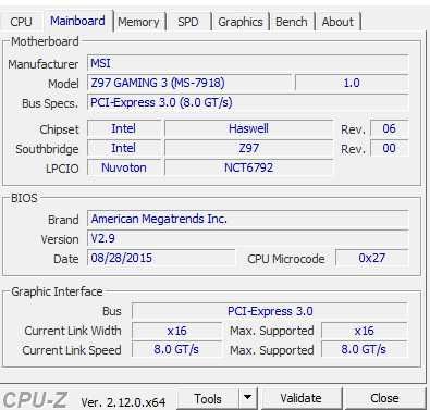 Płyta główna MSI Z97 GAMING 3+ procesor I7 4790k + 32GB RAM