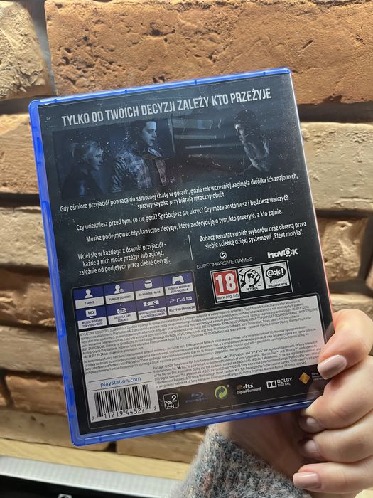 Until Dawn gra ps4 playstation