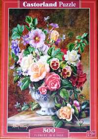 Puzzle CASTORLAND 500 - Flowers in a Vase kompletne