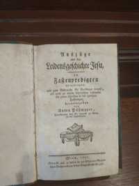 Starodruk, pt. "Auszüge aus der Leidensgeschichte Jesu",  1791 rok.