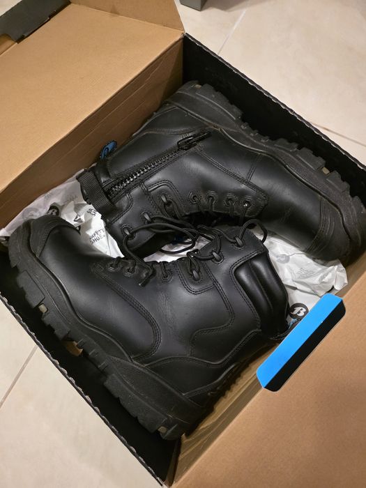 Czarne buty robocze zimowe