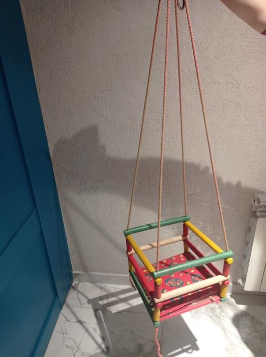 Huśtawka drewniana