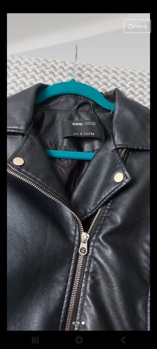 Kurtka skórzana.