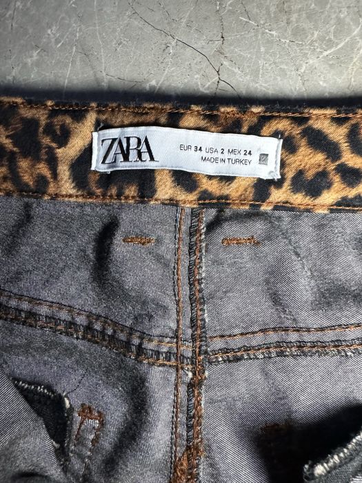 Штани жіночі Zara XAZ228855XIYN 34 Леопардові