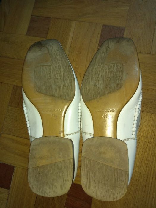 Туфли мужские классические летние белые 42 размер